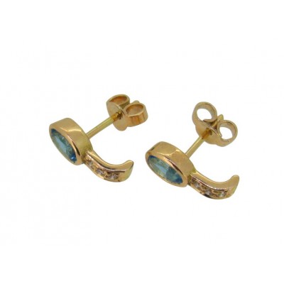Blue Topaz Earring